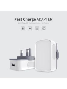 Зарядное устройство NILLKIN Fast Charge Adapter Quick Charge 3.0 (вилка Великобритания)