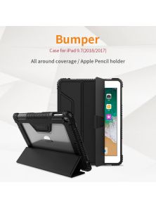 Чехол-книжка NILLKIN для Apple iPad 9.7 (2018, 2017) (серия Bumper Leather case)