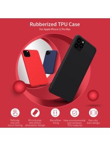 Чехол-крышка NILLKIN для Apple iPhone 11 Pro Max (6.5") (серия Rubber Wrapped case)