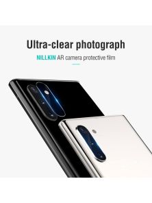 Защитная пленка NILLKIN для камеры Samsung Galaxy Note 10 Plus, Samsung Galaxy Note 10 Plus 5G (Note 10+) (серия InvisiFilm)