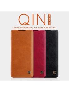 Чехол-книжка NILLKIN для Xiaomi Mi Note 10 Lite (серия QIN)