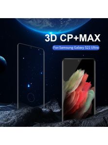 Защитное стекло с кантом NILLKIN для Samsung Galaxy S21 Ultra (S21 Ultra 5G) (серия 3D CP+ Max)