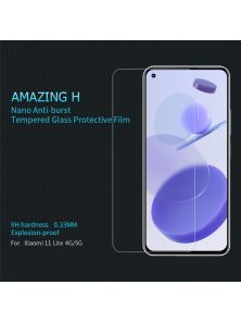 Защитное стекло NILLKIN для Xiaomi Mi11 Lite (Mi 11 Lite), Mi11 Lite 5G NE (индекс H)