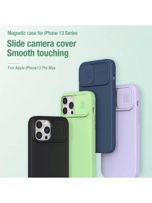 Чехол-крышка NILLKIN для Apple iPhone 13 Pro Max (серия CamShield Silky magnetic)
