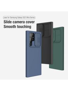 Чехол-крышка NILLKIN для Samsung Galaxy S22 Ultra (серия CamShield Silky silicon)