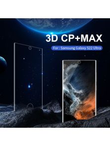 Защитное стекло с кантом NILLKIN для Samsung Galaxy S22 Ultra (серия 3D CP+ Max)
