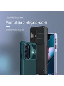 Чехол-крышка NILLKIN для Motorola Edge X30 (серия CamShield Leather case)