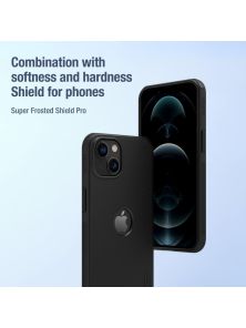 Чехол-крышка NILLKIN для Apple iPhone 13 (с вырезом LOGO) (серия Frosted shield Pro)
