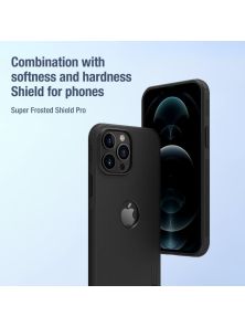 Чехол-крышка NILLKIN для Apple iPhone 13 Pro Max (с вырезом LOGO) (серия Frosted shield Pro)