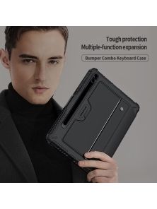 Чехол-книжка с клавиатурой NILLKIN для Samsung Galaxy Tab S8, S8 5G (серия Bumper Combo Keyboard Case)