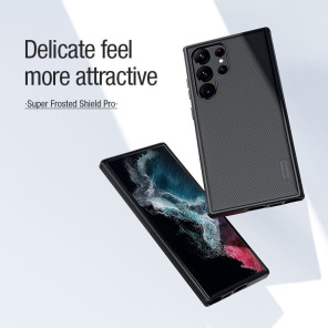 Чехол-крышка NILLKIN для Samsung Galaxy S22 Ultra (серия Frosted shield Pro Magnetic case)
