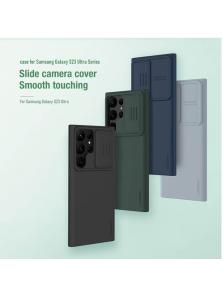 Чехол-крышка NILLKIN для Samsung Galaxy S23 Ultra (серия CamShield Silky silicon)