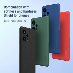 Чехол-крышка NILLKIN для Xiaomi Redmi Note 12 Turbo, Xiaomi Poco F5 (серия Frosted shield Pro)