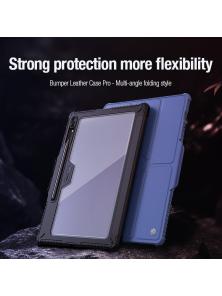 Чехол-книжка NILLKIN для Samsung Galaxy Tab S9 Ultra (серия Bumper Leather case pro Multi-angle folding style)