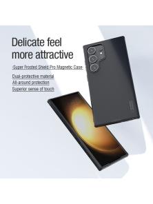 Чехол-крышка NILLKIN для Samsung Galaxy S24 Ultra (серия Frosted shield Pro Magnetic case)