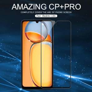 Защитное стекло с кантом NILLKIN для Xiaomi Redmi 13C (серия CP+ Pro)