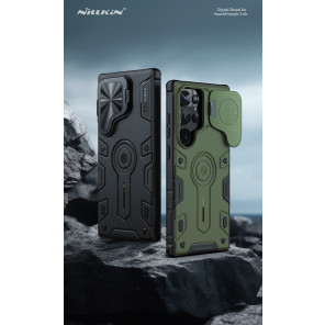 Чехол-крышка NILLKIN для Samsung Galaxy S24 Ultra (серия CamShield Armor Prop Magnetic case)