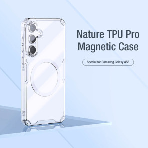 Силиконовый чехол NILLKIN для Samsung Galaxy A55 (серия Nature TPU Pro Magnetic)