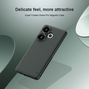 Чехол-крышка NILLKIN для Xiaomi Redmi Turbo 3 (серия Frosted shield Pro Magnetic case)