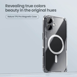 Силиконовый чехол NILLKIN для Apple iPhone 17 Pro Max 6.9 (2025) (серия Nature TPU Pro Magnetic)