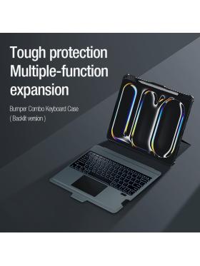 Чехол-книжка с клавиатурой NILLKIN для Apple iPad Pro 13 (2024) (серия Bumper Combo Backlit Keyboard Case) Интернет-магазин MobileforSale.ru Санкт-Петербург, Самара, Новосибирск, Екатеринбург, Москва, Нижний Новгород, Ростов-на-Дону, Омск, Челябинск, Грозный, Липецк, Калининград, Ижевск, Воронеж, Волгоград, Пермь, Оренбург, Саратов, Уфа, Благовещенск, Петропавловск-Камчатский, Хабаровск, Иркутск, Владивосток, Чебоксары, Кызыл, Барнаул, Черкесск, Ханты-Мансийск, Краснодар, Кострома, Петрозаводск, Майкоп, Элиста, Махачкала, Калуга, Иваново, Курск, Киров, Вологда, Владимир, Владикавказ, Йошкар-Ола, Ярославль, Пенза, Орёл, Великий Новгород, Мурманск, Ставрополь, Псков, Саранск, Рязань, Смоленск, Тамбов, Сыктывкар, Ульяновск, Тверь, Тула, Биробиджан, Магадан, Южно-Сахалинск, Чита, Улан-Удэ, Брянск, Белгород, Астрахань, Архангельск, Салехард, Тюмень, Томск, Курган, Красноярск, Кемерово, Горно-Алтайск, Абакан, Якутск, Нальчик, Анадырь, Магас, Восточное Дегунино, Нарьян-Мар