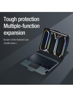 Чехол-книжка с клавиатурой NILLKIN для Apple iPad Pro 11 (2024) (серия Bumper Combo Backlit Keyboard Case) Интернет-магазин MobileforSale.ru Санкт-Петербург, Самара, Новосибирск, Екатеринбург, Москва, Нижний Новгород, Ростов-на-Дону, Омск, Челябинск, Грозный, Липецк, Калининград, Ижевск, Воронеж, Волгоград, Пермь, Оренбург, Саратов, Уфа, Благовещенск, Петропавловск-Камчатский, Хабаровск, Иркутск, Владивосток, Чебоксары, Кызыл, Барнаул, Черкесск, Ханты-Мансийск, Краснодар, Кострома, Петрозаводск, Майкоп, Элиста, Махачкала, Калуга, Иваново, Курск, Киров, Вологда, Владимир, Владикавказ, Йошкар-Ола, Ярославль, Пенза, Орёл, Великий Новгород, Мурманск, Ставрополь, Псков, Саранск, Рязань, Смоленск, Тамбов, Сыктывкар, Ульяновск, Тверь, Тула, Биробиджан, Магадан, Южно-Сахалинск, Чита, Улан-Удэ, Брянск, Белгород, Астрахань, Архангельск, Салехард, Тюмень, Томск, Курган, Красноярск, Кемерово, Горно-Алтайск, Абакан, Якутск, Нальчик, Анадырь, Магас, Восточное Дегунино, Нарьян-Мар