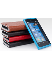 Кожаный чехол-книжка Anki для Nokia Lumia 800