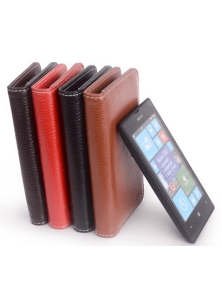 Кожаный чехол-книжка Anki для Nokia Lumia 520 [серия 2]
