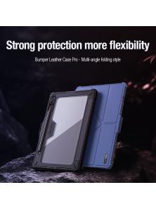 Чехол-книжка NILLKIN для Samsung Galaxy Tab S10 FE (Galaxy Tab S10 Fan Edition) (серия Bumper Leather case pro Multi-angle folding style)