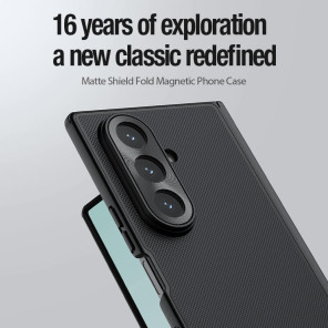Чехол-крышка NILLKIN для Samsung Galaxy Z Fold7 (Fold 7 5G) (серия Frosted shield Fold Magnetic without S-Pen case)