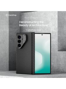 Чехол-крышка NILLKIN для Samsung Galaxy Z Fold7 (Fold 7 5G), Samsung W26 (серия CarboProp Magnetic MagSafe Aramid fiber Fine Hole version)