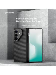 Чехол-крышка NILLKIN для Samsung Galaxy Z Fold7 (Fold 7 5G), Samsung W26 (серия CarboProp Magnetic MagSafe Aramid fiber Fine Hole PEN version)