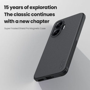 Чехол-крышка NILLKIN для Xiaomi Poco F7 (серия Frosted shield Pro Magnetic case)