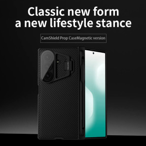 Чехол-крышка NILLKIN для Samsung Galaxy Z Fold7 (Fold 7 5G) (серия Camshield Prop Magnetic (Transparent Lens Guard Edition))