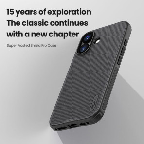 Чехол-крышка NILLKIN для Apple iPhone 17 6.3 (2025) (серия Frosted shield Pro)