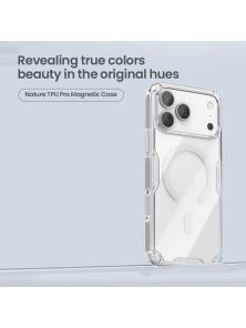 Силиконовый чехол NILLKIN для Apple iPhone 17 Pro Max 6.9 (2025) (серия Nature TPU Pro Magnetic)