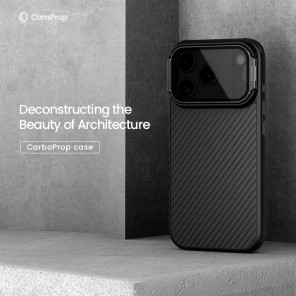 Чехол-крышка NILLKIN для Apple iPhone 17 Pro 6.3 (2025) (серия CarboProp Magnetic MagSafe Transparent Lens Guard Edition)