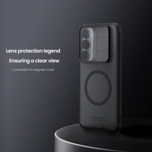 Чехол-крышка NILLKIN для Samsung Galaxy S25 FE (S25 Fan Edition) (серия CamShield Pro Magnetic case Clear version)