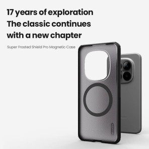 Чехол-крышка NILLKIN для Xiaomi Redmi Note 15 Pro (Chinese version) (серия Frosted shield Pro Magnetic case Clear)