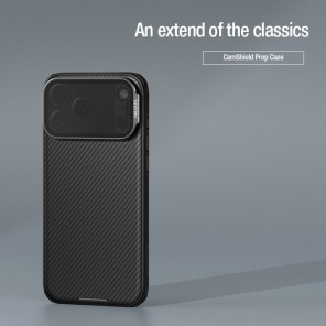 Чехол-крышка NILLKIN для Apple iPhone 17 Pro Max 6.9 (2025) (серия Camshield Prop (Transparent Lens Guard Edition))