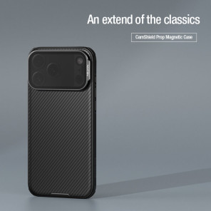 Чехол-крышка NILLKIN для Apple iPhone 17 Pro Max 6.9 (2025) (серия Camshield Prop Magnetic (Transparent Lens Guard Edition))