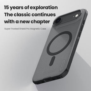 Чехол-крышка NILLKIN для Apple iPhone Air (iPhone 17 Air 6.6) (2025) (серия Frosted shield Pro Magnetic case Clear version)