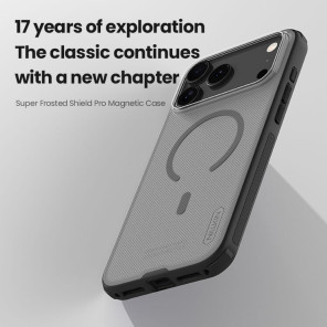 Чехол-крышка NILLKIN для Apple iPhone 17 Pro Max 6.9 (2025) (серия Frosted shield Pro Magnetic case Clear)