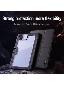 Чехол-книжка NILLKIN для Xiaomi Pad 8, Xiaomi Pad 8 Pro (серия Bumper Leather case pro Multi-angle folding style)