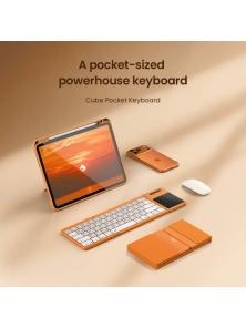 Портативная складная клавиатура Nillkin Cube Pocket Keyboard Orange edition