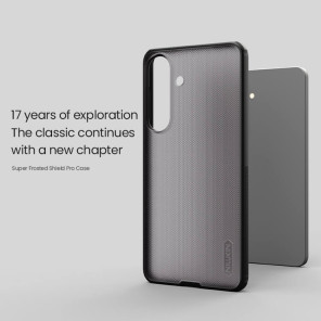 Чехол-крышка NILLKIN для Samsung Galaxy S26 Plus (Galaxy S26+) (серия Frosted shield Pro Transparent Black)