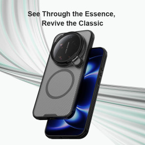 Чехол-крышка NILLKIN для Xiaomi 17 Ultra (серия Camshield Prop Magnetic Transparent Lens)