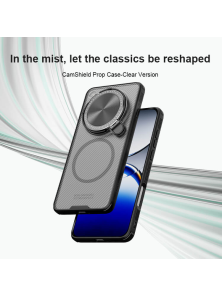 Чехол-крышка NILLKIN для Oppo Find X9 Ultra (серия Camshield Prop Magnetic Clear)