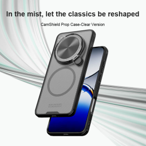 Чехол-крышка NILLKIN для Oppo Find X9 Ultra (серия Camshield Prop Magnetic Clear)