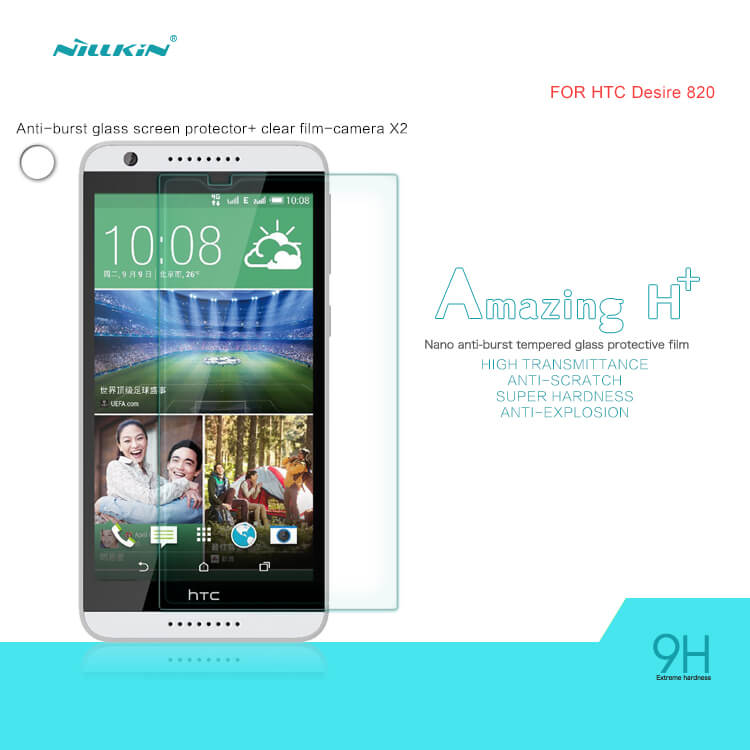 Защитное стекло NILLKIN для HTC Desire 820 (D820 820Q A50) (индекс H+)